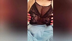 Big natural boobs on homemade camera