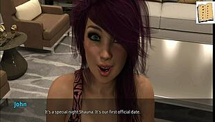 chatting with gorgeous pink haired milf in web cam