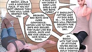 Busty mature's emotional affair with monster cock in 3d comic