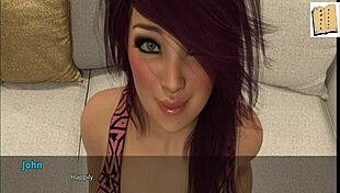 chatting with gorgeous pink haired milf in web cam