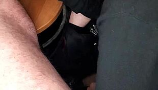 secret blowjob in office swallowing monster cock