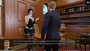 anna's exciting affection unfolds in this gameplay part 5, with big tits and hairy pussy action