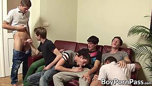 i'm brandon pav getting fucked hard bareback in this horny orgy