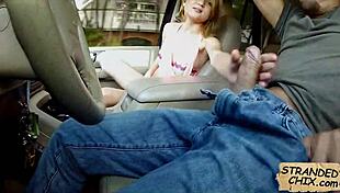 Blonde teen asks, 'Want to fuck for a ride?' Dakota Skye