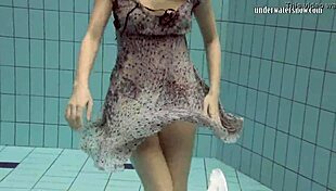 Loris licicia’s underwater swim in the nude is smoking hot