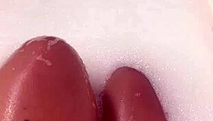 Milf Sucks and Toys Dicks in Homemade POV Scene