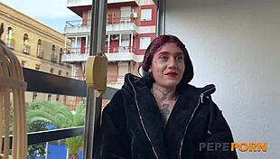 Maria adams controls her first casting, loving it raw 😈