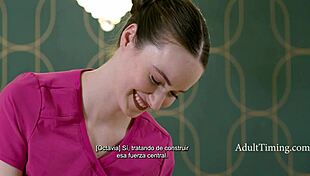 Lesbian Masseuse's Seductive Charm