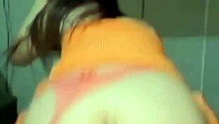 Amateur Sex with Big Tits Mature in Lingerie, Gaping Creampie