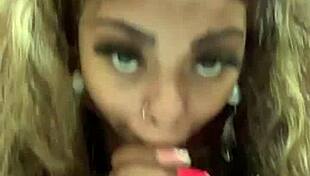 Milf Sucks and Toys Dicks in Homemade POV Scene