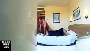 Hidden Cam Spies On Chubby Couple Fucking