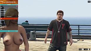 Gta v nude mod game play part 07 missions