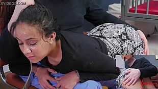 Little Bubble-Butt Slave Kingsley Gets Ass Punished and Gags on Cum