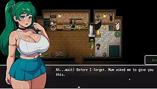 Cute hentai girl slips into bathtub, exposing her wet pussy