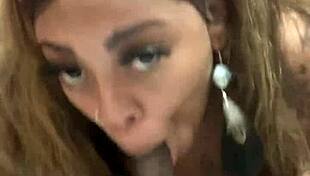 Milf Sucks and Toys Dicks in Homemade POV Scene