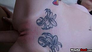 Tattooed Babe Gets Ass Fucked Outdoors!