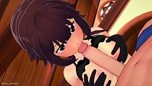 Megumin Puts On Bikini For Fucking In Inn Hentai Version