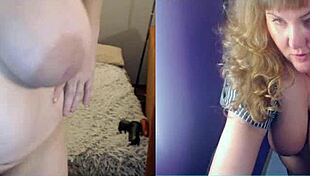 bbw mother-in-law chats on video, showing her big ass 😏