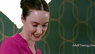 Lesbian Masseuse's Seductive Charm