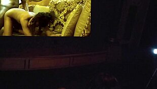 Awesome two-way webcam connects couple with horny girl in dreams!