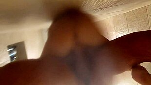 Spying on friend's wife in shower leads to creampie invite