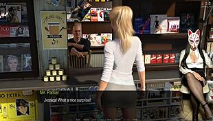 Long legs tease old dude's crotch in john episode 32