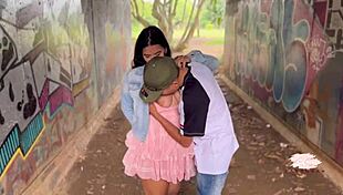 Savannah Watson Fucks Former Classmate In Outdoor Park