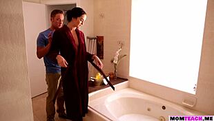 Milf Bianca Breeze Fucks With Her Stepson And His Girlfriend In Group Hardcore