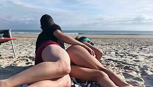 Unexpected outdoor encounter surprises milf in public setting