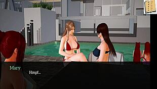 My new family episode 113 with anime teen characters