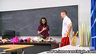 i fucked innocent dillion harper in classroom with her firm tits