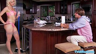 i watched anikka albrite lick up his cum