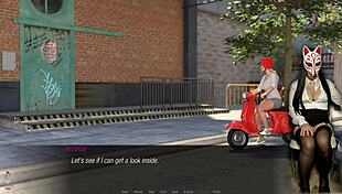 Long legs tease old dude's crotch in john episode 32