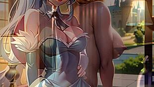 Bowsette and all those other side characters in hairy hentai cartoon anime.