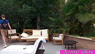 Hey, that big tits milf is sloppy fucking the neighbor's son with her huge ass and monster cock, creampie incoming! 😈🍑💦