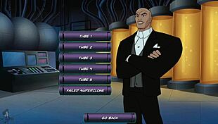 playing with miss martian's boobs in dc comics