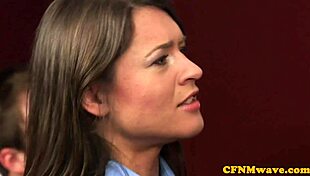 cfnm femdom savannah secret sucking dick in uniform humiliation