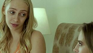 Blonde Lesbian Teen 18+ Step Sisters Kyler Quinn Braylin Bailey Get Horny And Start Making Out In Bed