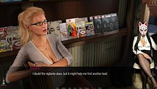 Long legs tease old dude's crotch in john episode 32