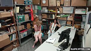 Bonnie Grey and Maya Bijou enjoy a huge shemale cock