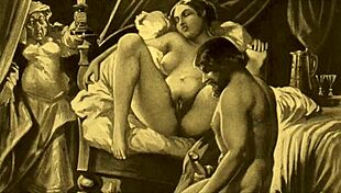 vintage erotic drawings from antique retro anime.