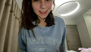 cutie stepsister wont let me watch tv in peace pov