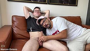 Nerd Marcos Goiano Anal Fucks Hairy Bodybuilder Puto Goiano.
