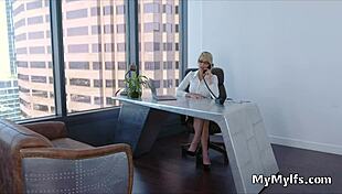 Banging Horny Milf Principal At Her Office!