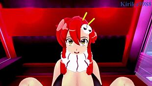 Yoko littner gets intense creampie in gurren lagann hentai