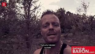 Gothic Teen Doreen Sucks Dick Outdoors With Cum On Tits