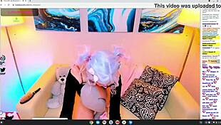 Cosplay Hentai Character in Costume Invites Playful Interaction