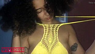 overwhelming pleasure as wiitchh666 exposes natural tits and leads to sucking and fucking