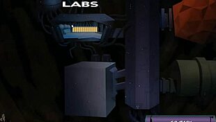 playing with miss martian's boobs in dc comics