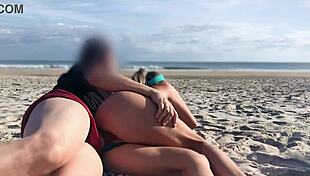 Unexpected outdoor encounter surprises milf in public setting